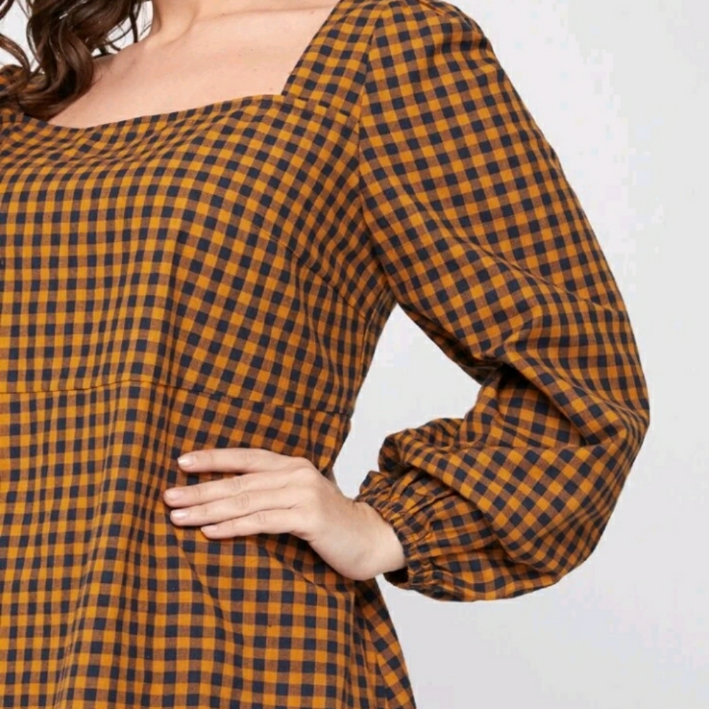 NEW Plus Smock Dress - Picture 5 of 8